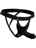 XR Brands Size Matters Hollow Silicone Dildo Strap-on