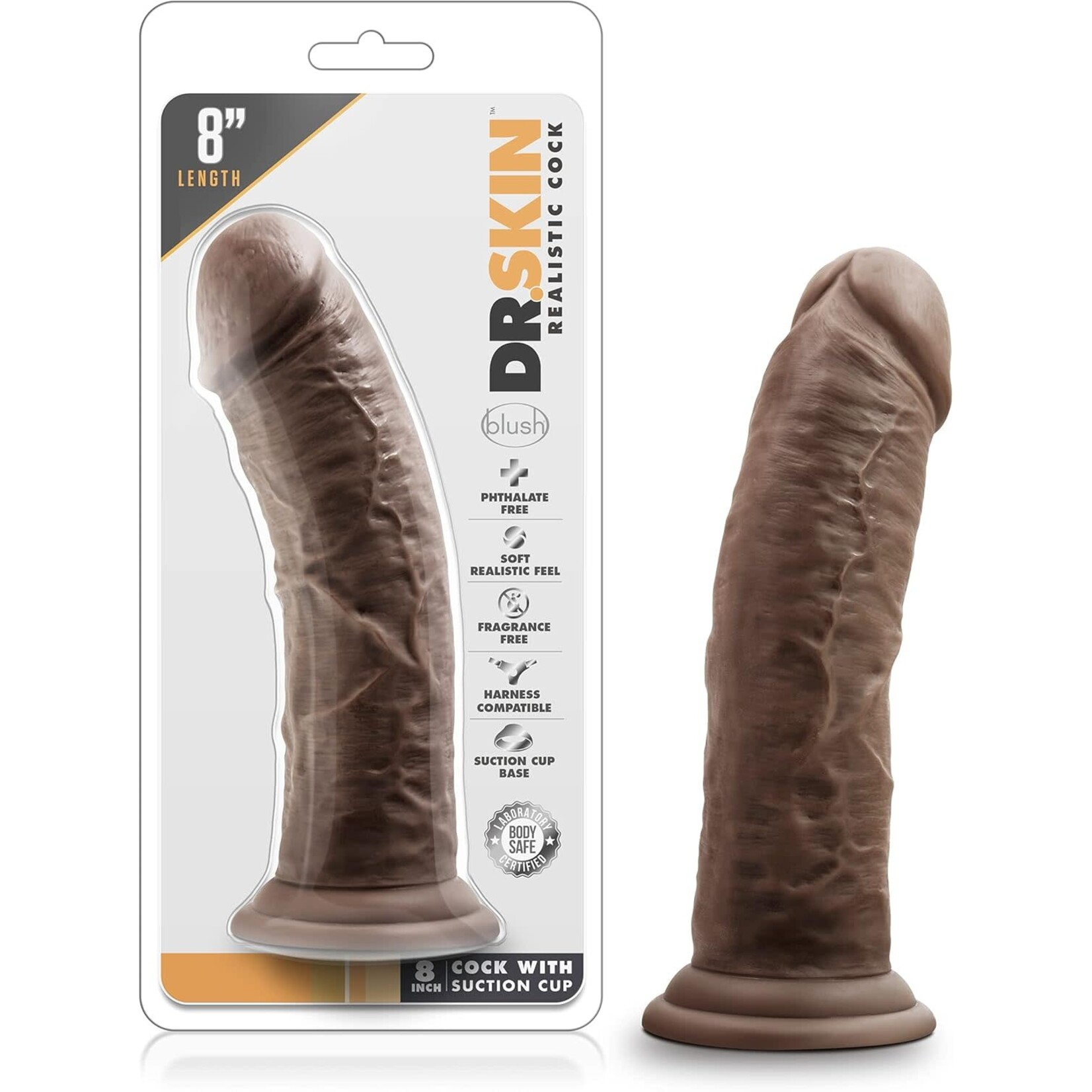 Blush Dr. Skin - 8 Inch Cock With Suction Cup