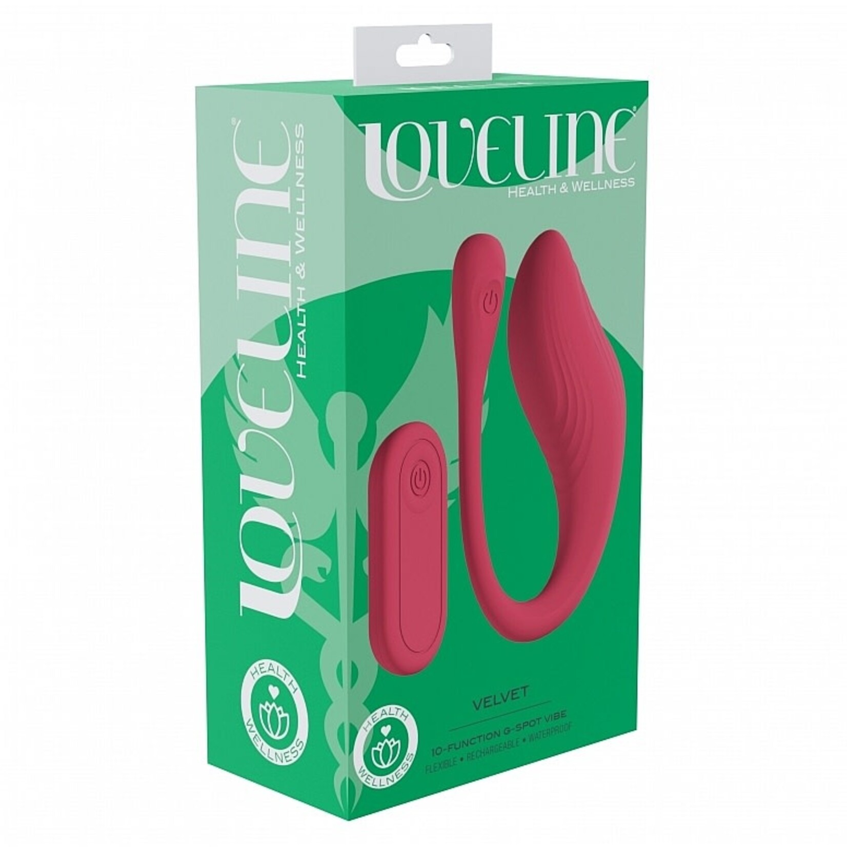 Shots Loveline Loveline Velvet G-Spot Vibe W/ Remote