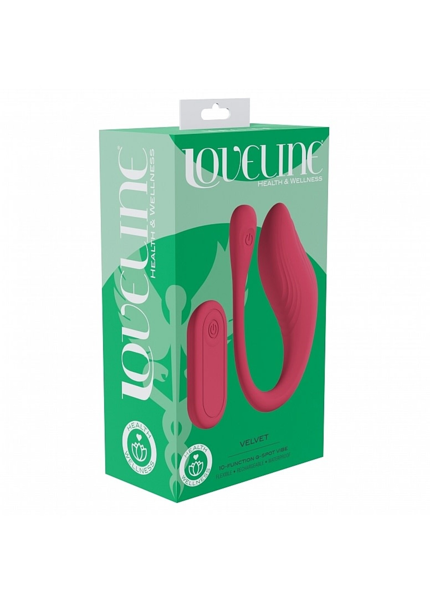 Shots Loveline Loveline Velvet G-Spot Vibe W/ Remote