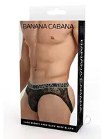 Boyztown Collective Banana Cabana Lace Nights Open Back Brief