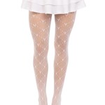 Leg Avenue Leg Avenue Love Struck Heart Net Tights - OS