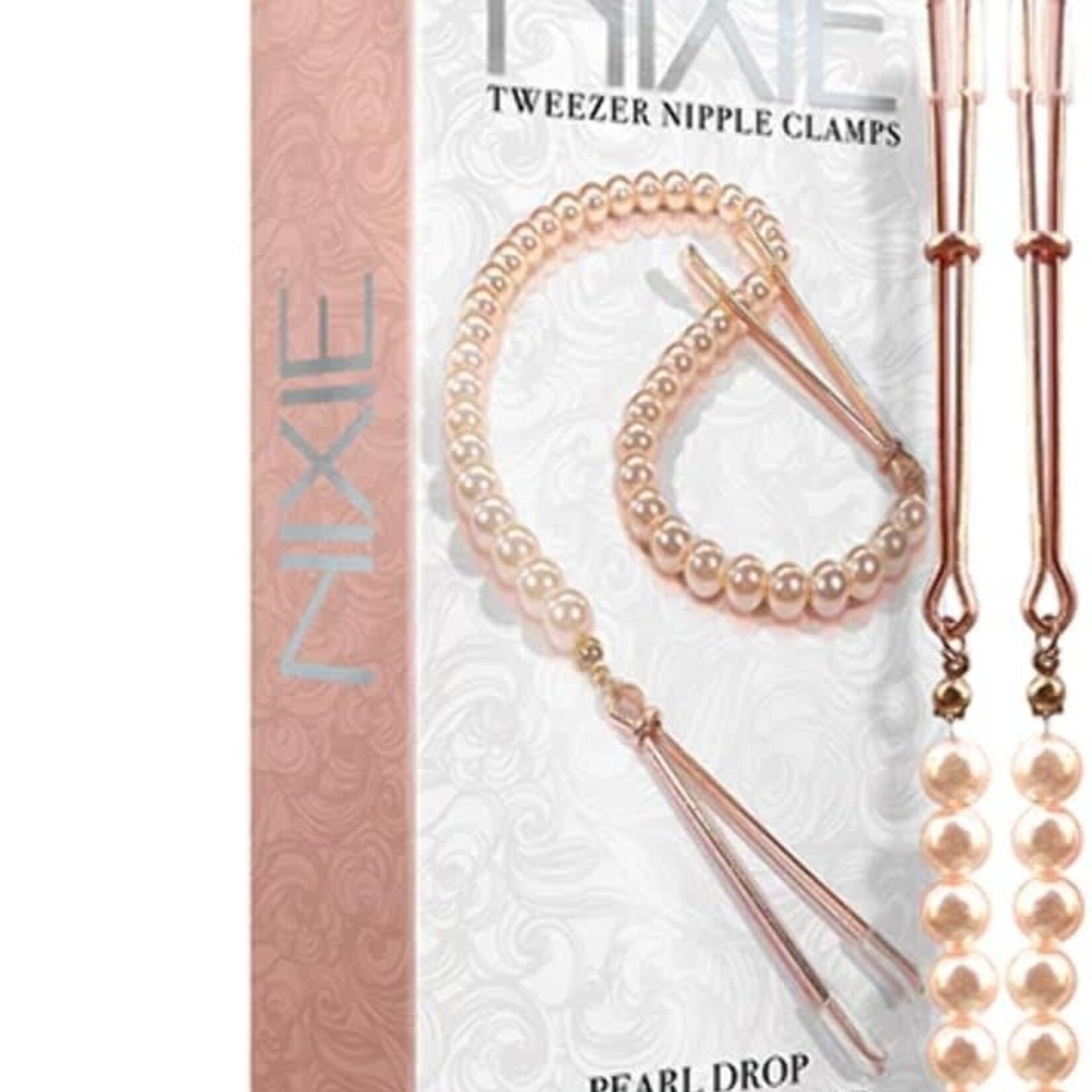 Nixie Nixie Adjustable Tweezer Clips With Pearls
