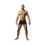 Male Power Infinite Comfort Amplifying Strappy Pouch Short - Black