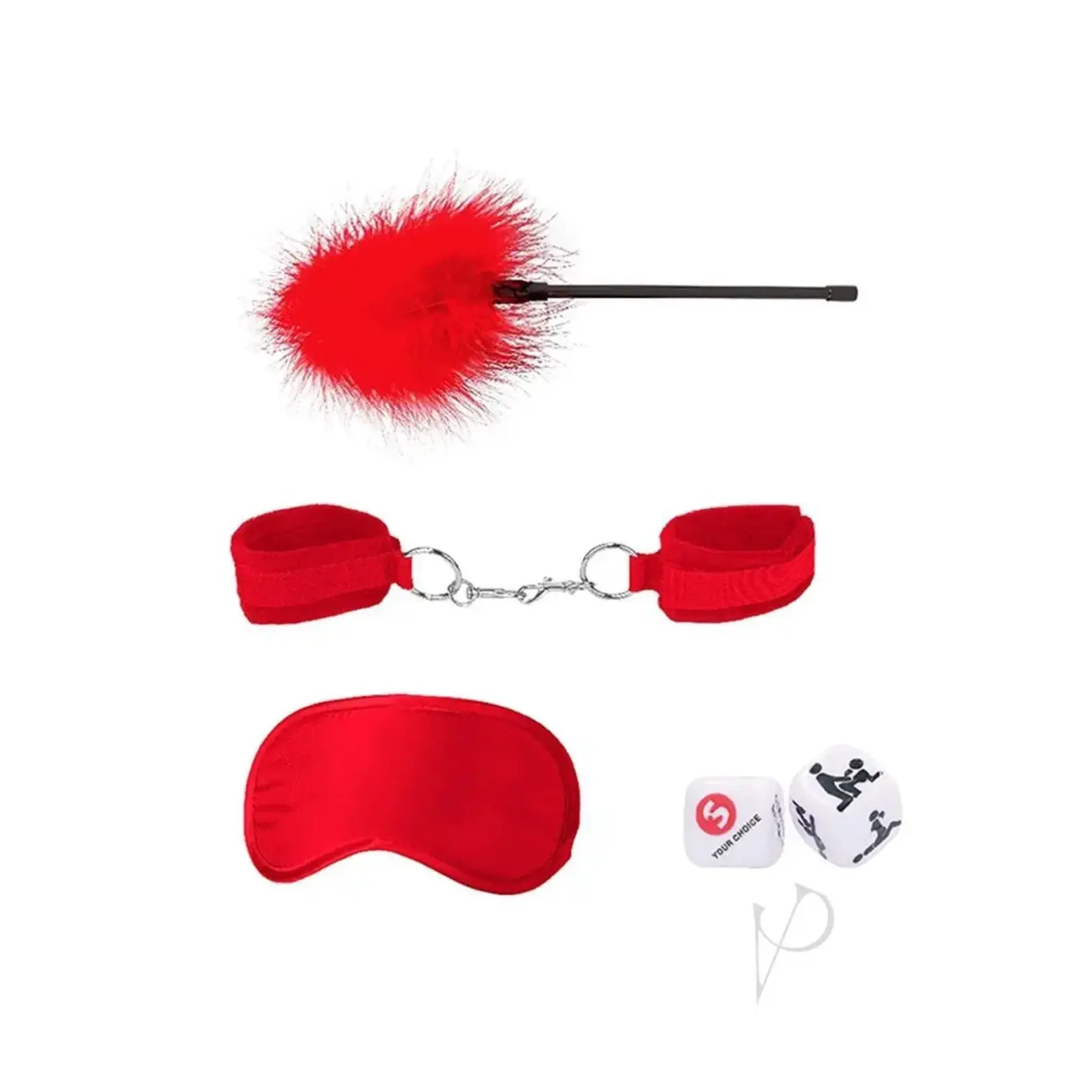 Shots Ouch! Ouch! Introductory Bondage Kit #2 Red