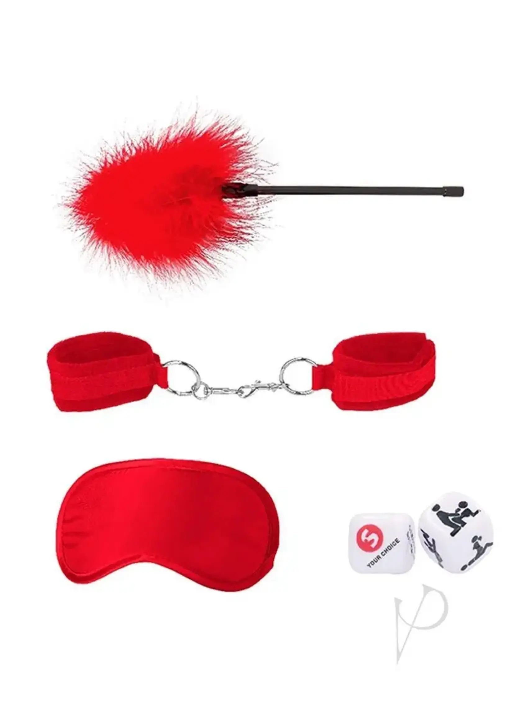 Shots Ouch! Ouch! Introductory Bondage Kit #2 Red