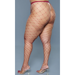 Be Wicked Can't Back Down Oversized Fishnet - Curvy Queen Size