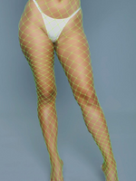 Be Wicked Can't Back Down Oversized Fishnet Pantyhose - O/S