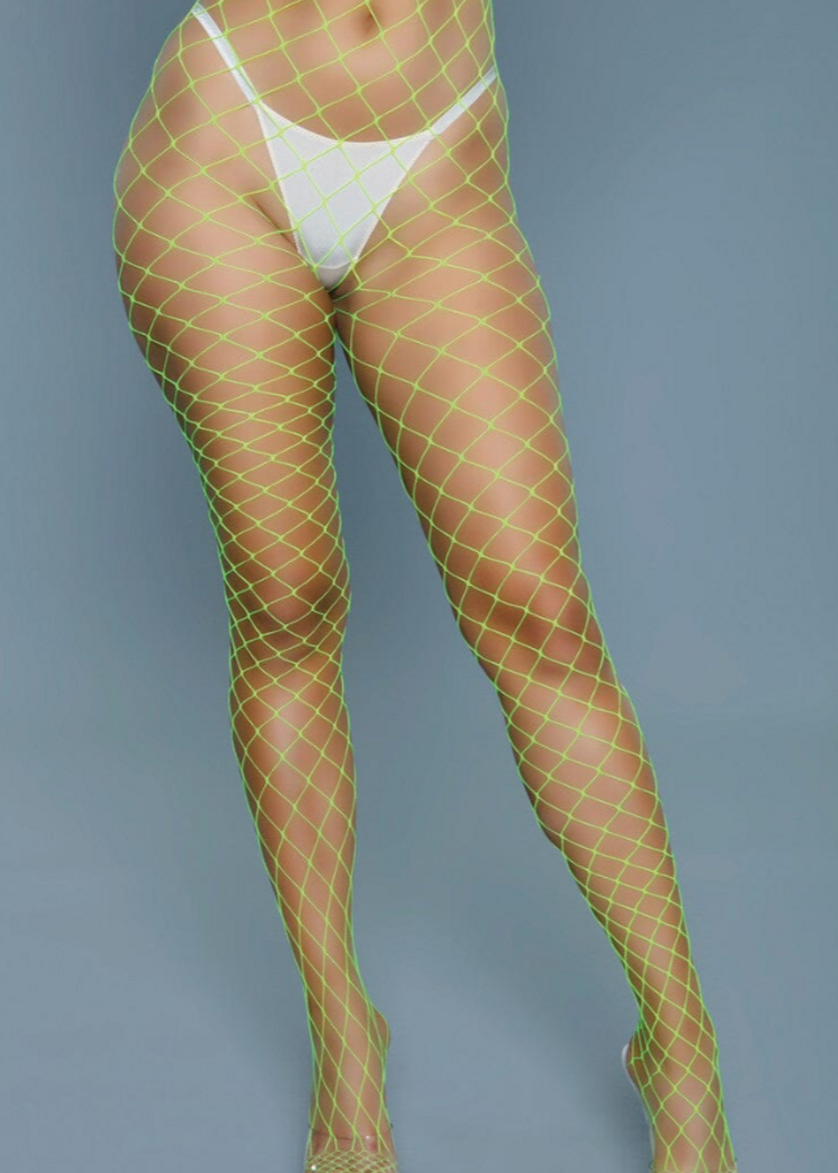 Be Wicked Can't Back Down Oversized Fishnet Pantyhose - O/S