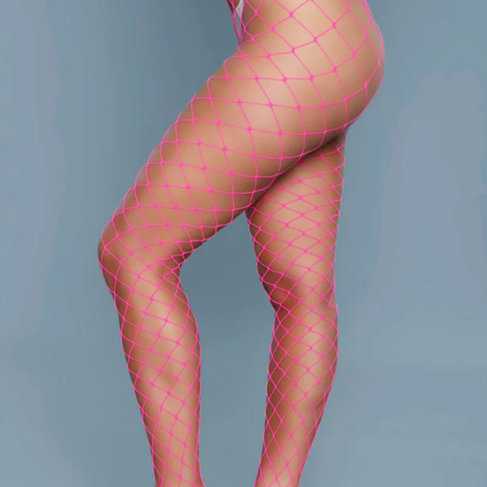 Be Wicked Can't Back Down Oversized Fishnet Pantyhose - O/S