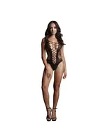 Shots Le Desir Le Desir Contrast Fence Net Teddy - O/S