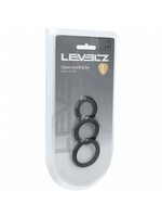 Shots Levelz Levelz Classic Silicone Cock Ring Set XS/S/M