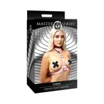 XR Brands Master Series Master Series Vixen Female Chest Vegan Leather Harness - O/S