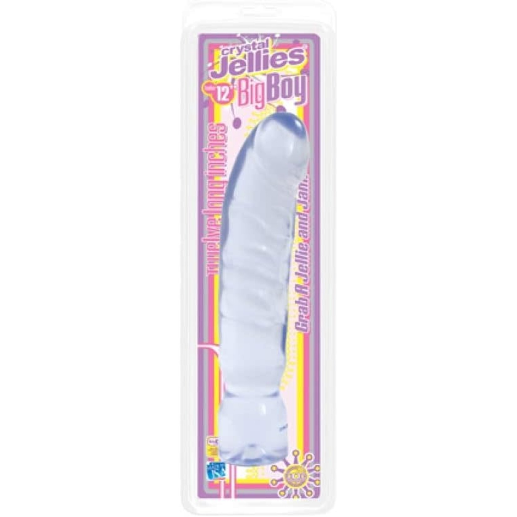 Doc Johnson Crystal Jellies - 12" Big Boy