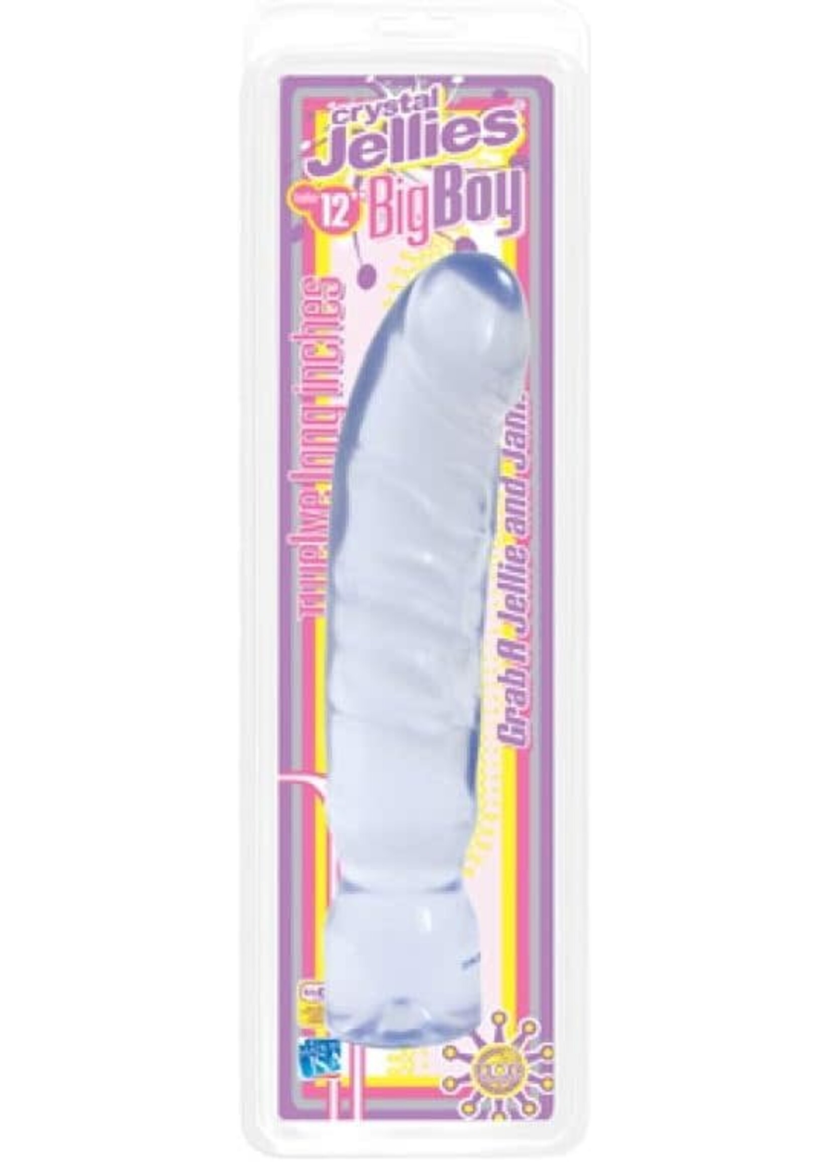Doc Johnson Crystal Jellies - 12" Big Boy
