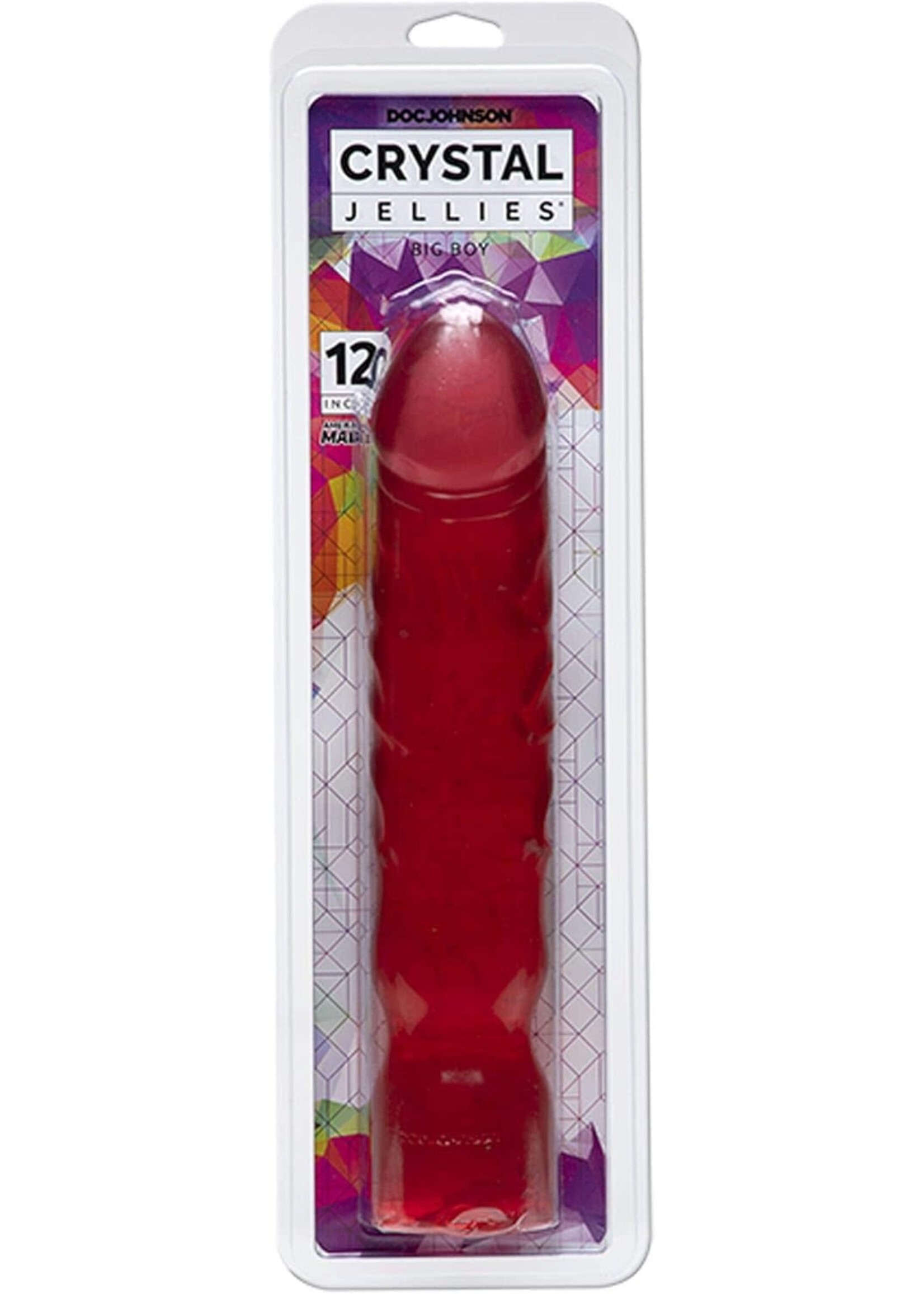 Doc Johnson Crystal Jellies - 12" Big Boy