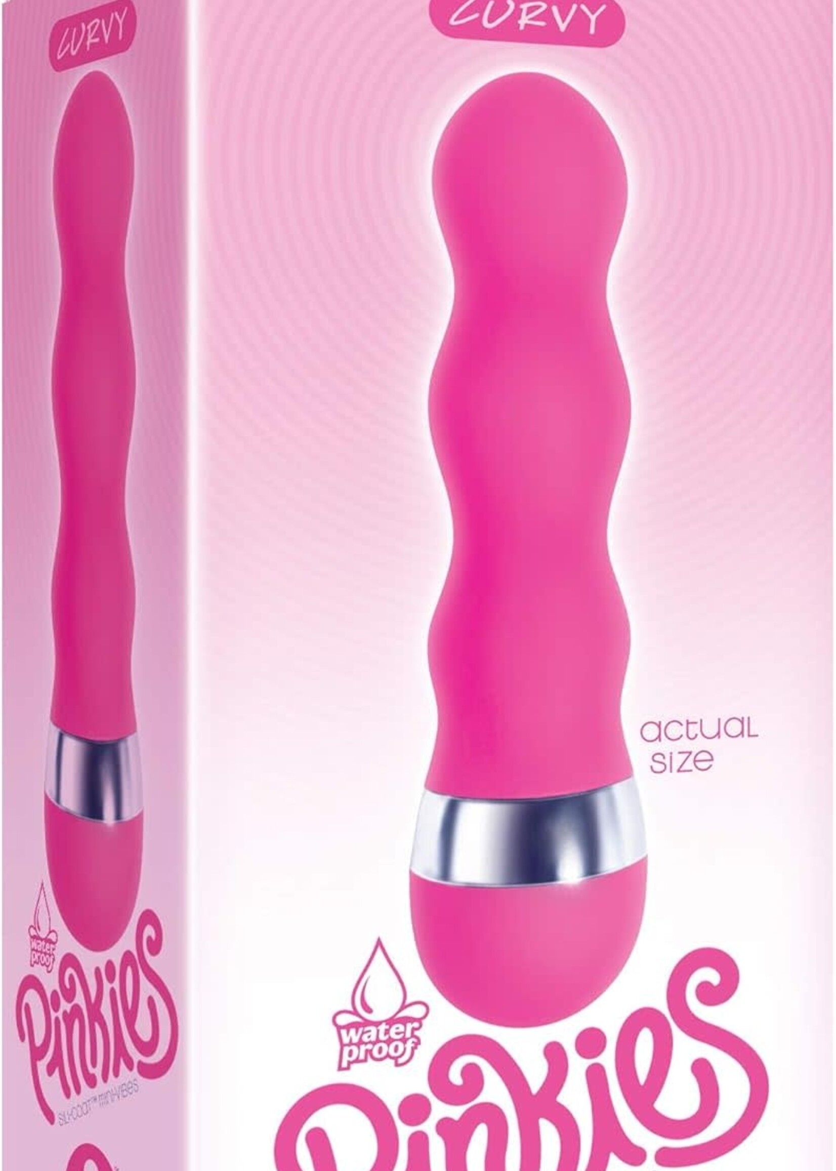 Icon Brands The 9's - Pinkies Silicone Mini Vibrator 4.5in