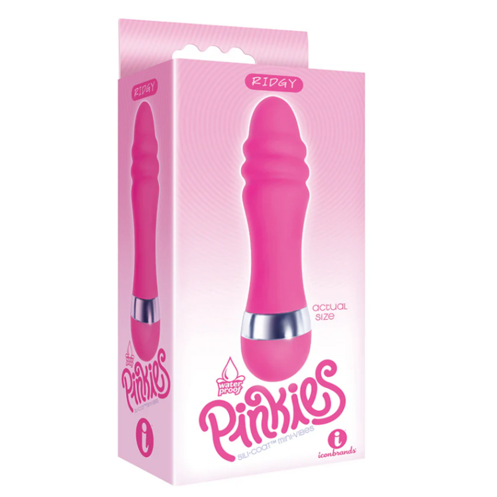 Icon Brands The 9's - Pinkies Silicone Mini Vibrator 4.5in