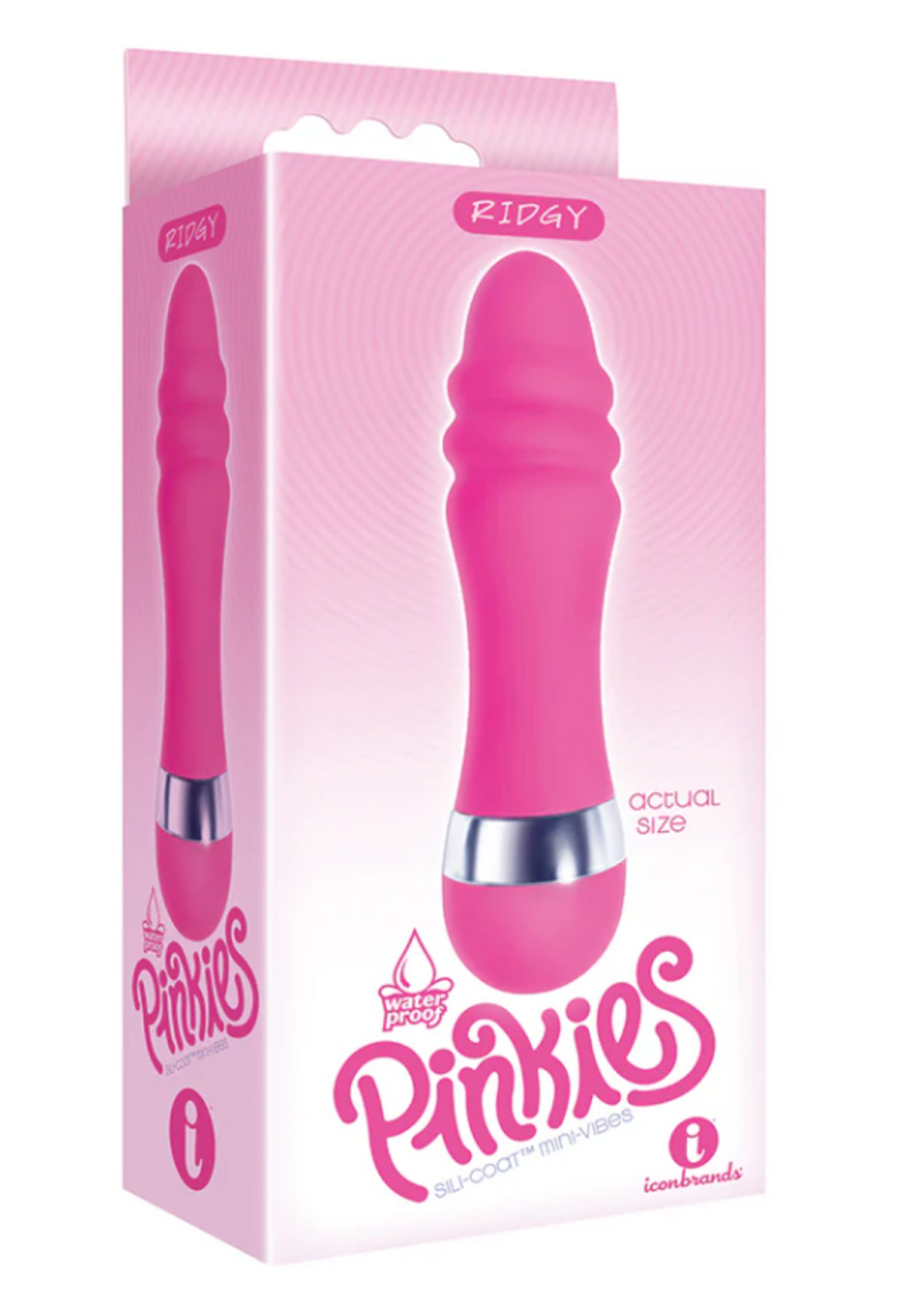 Icon Brands The 9's - Pinkies Silicone Mini Vibrator 4.5in