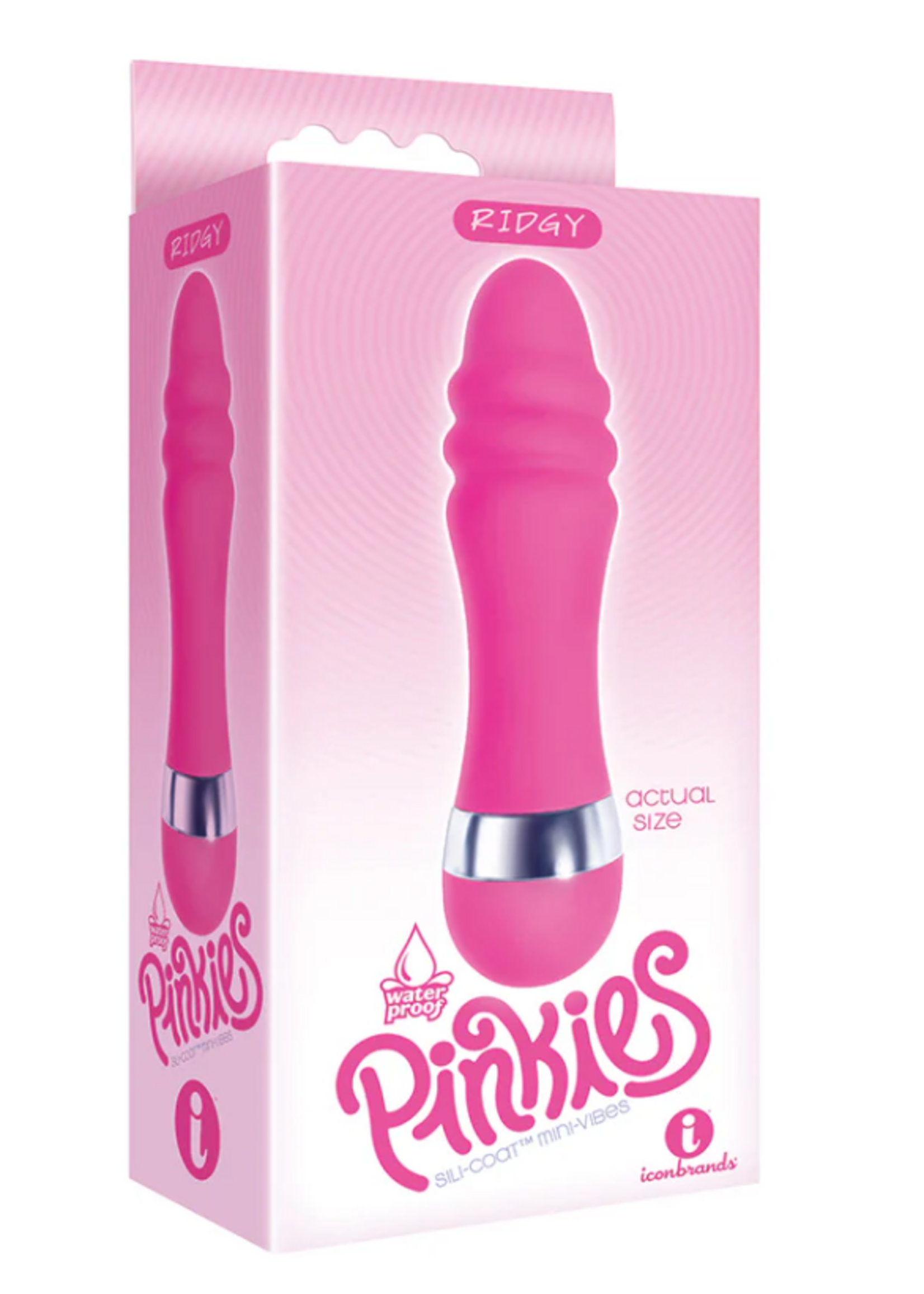 Icon Brands The 9's - Pinkies Silicone Mini Vibrator 4.5in