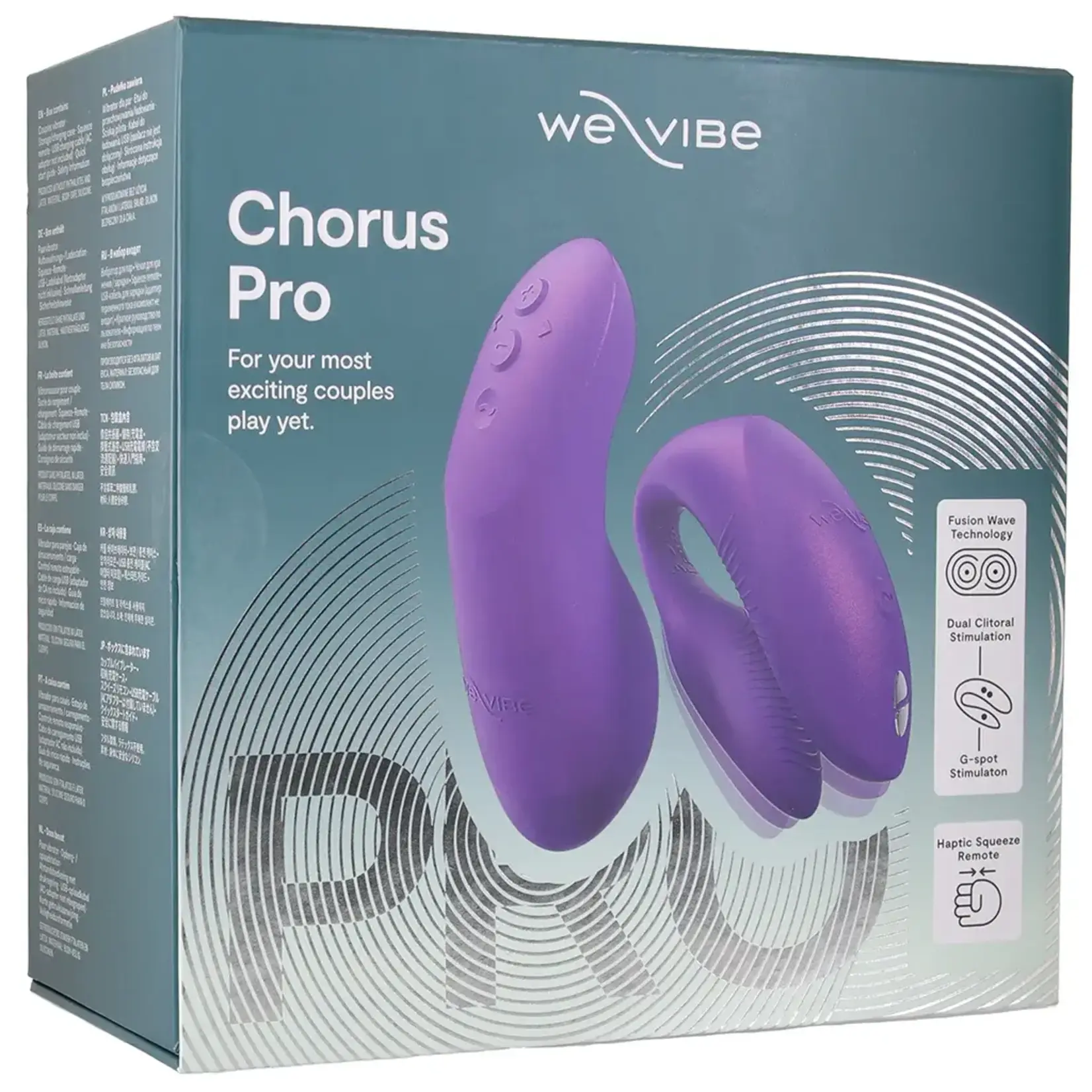We-Vibe We-Vibe Chorus Pro Rechargeable Silicone Couples Vibrator with Remote Control