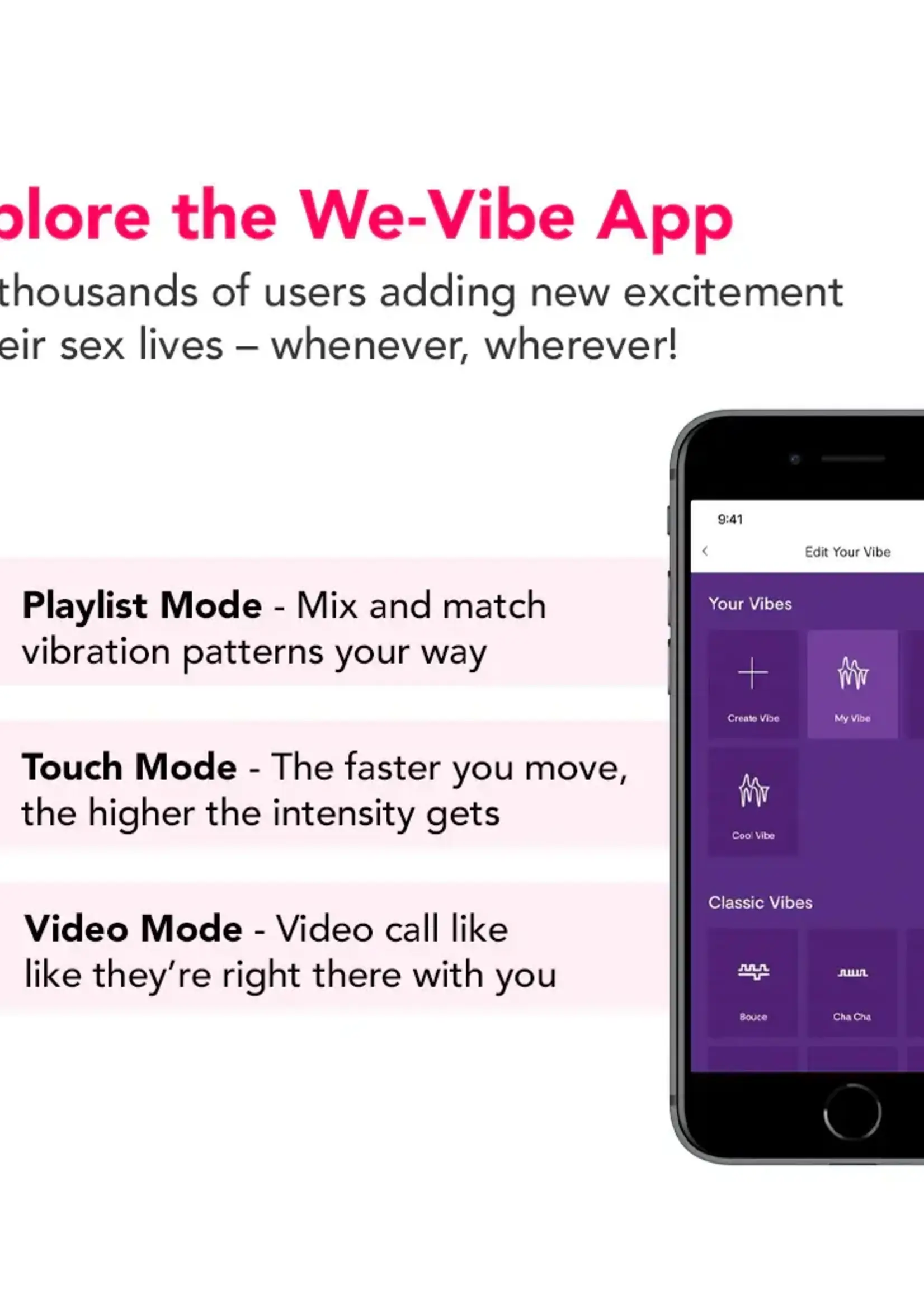 We-Vibe We-Vibe Chorus Pro Rechargeable Silicone Couples Vibrator with Remote Control