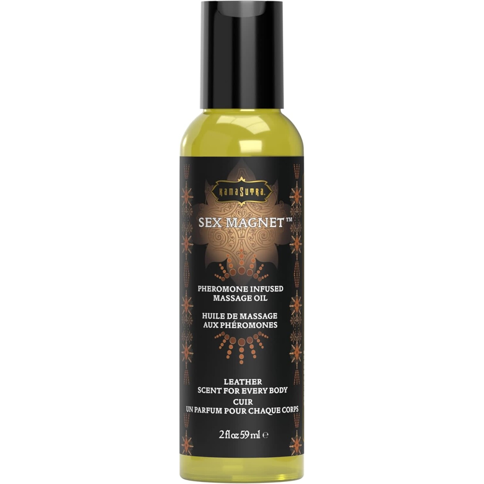 Kama Sutra Sex Magnet Pheromone Massage Oil 2oz - Leather
