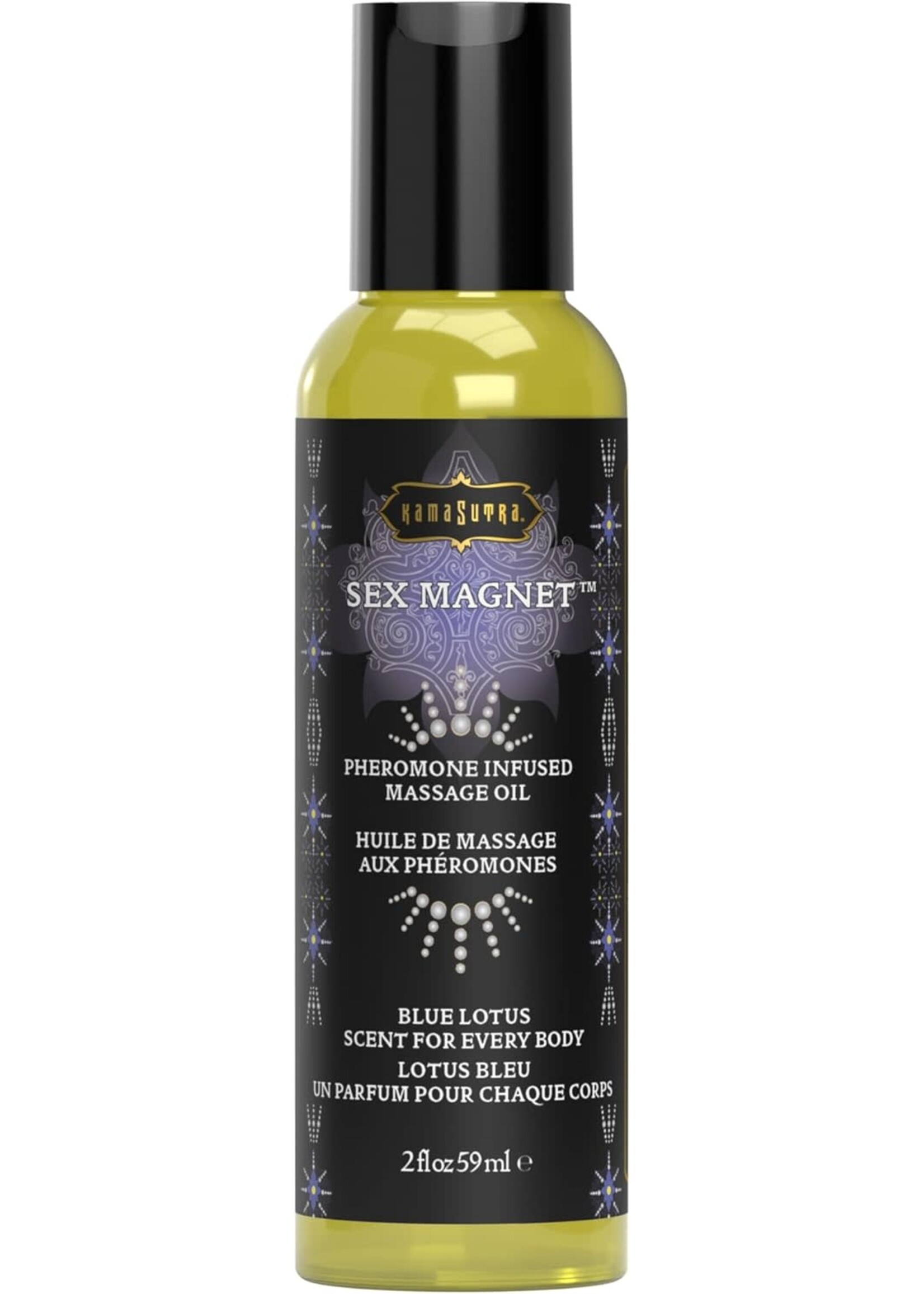 Kama Sutra Blue Lotus Sex Magnet Pheromone Massage Oil