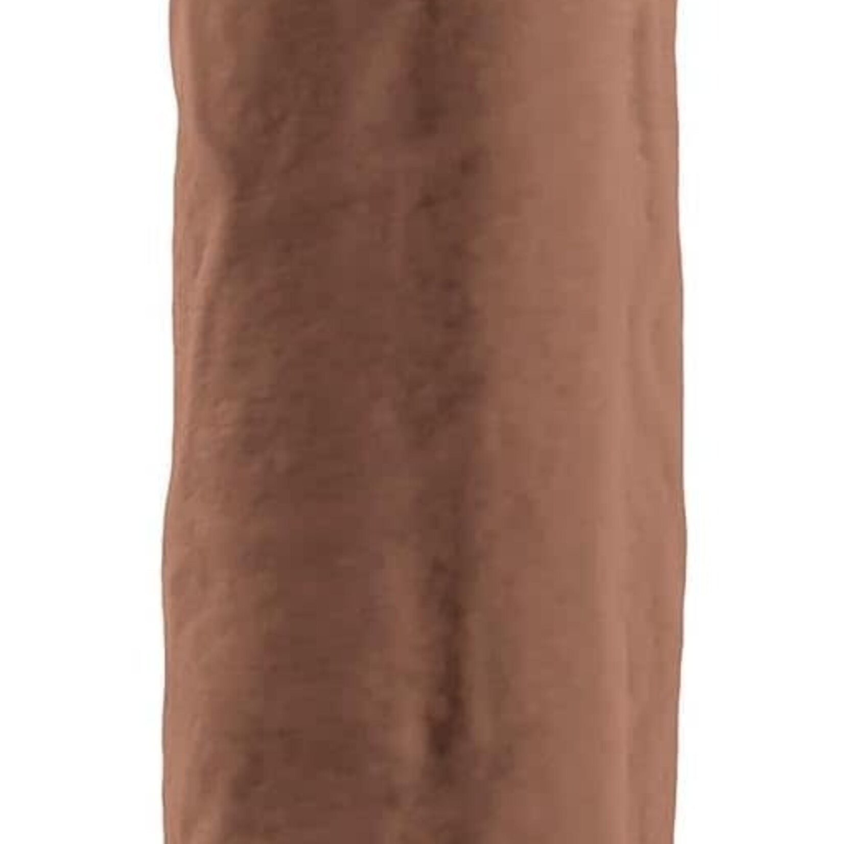 Evolved 7" Girthy Vibrating Dong Dark