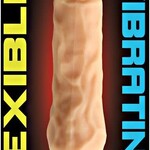 NassToys Skinsations Vibra-Flex Heat Seeker - Flexible Warming Dildo With 12 Frequencies