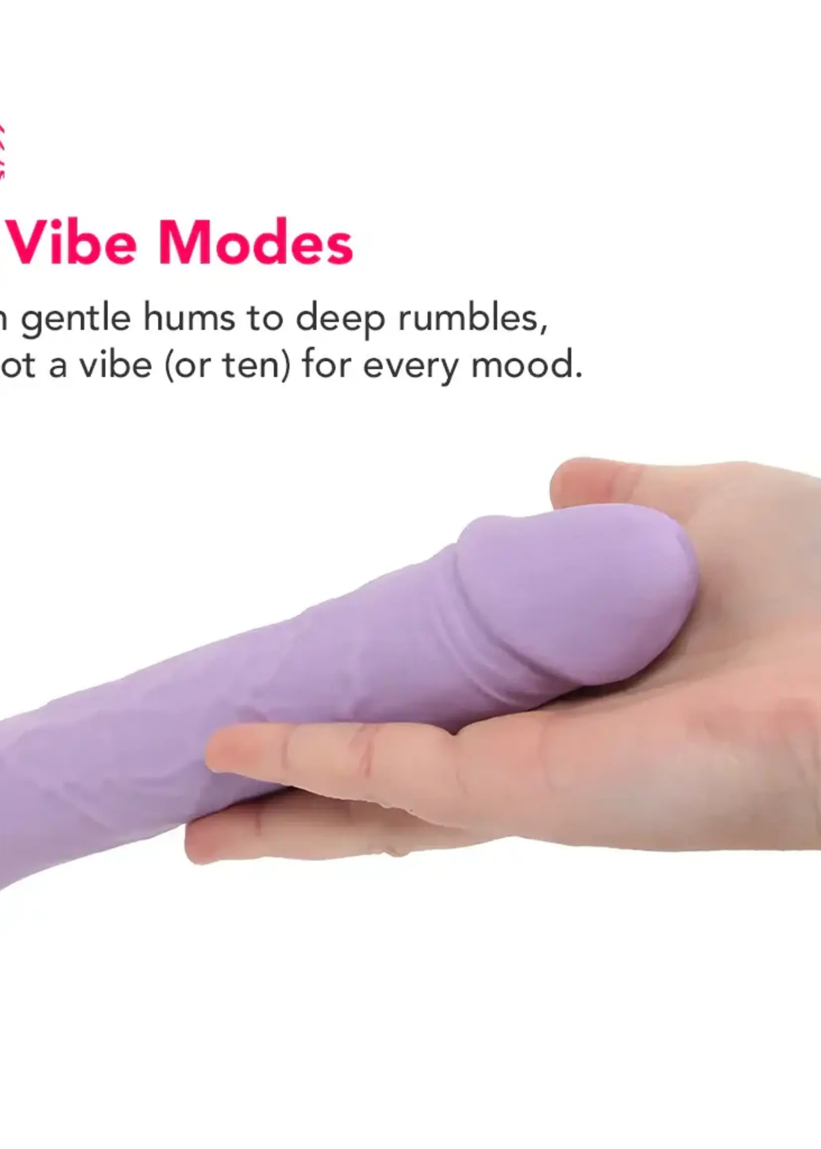 Evolved Novelties Large Purple Fantasy Rechargeable Silicone Vibrator