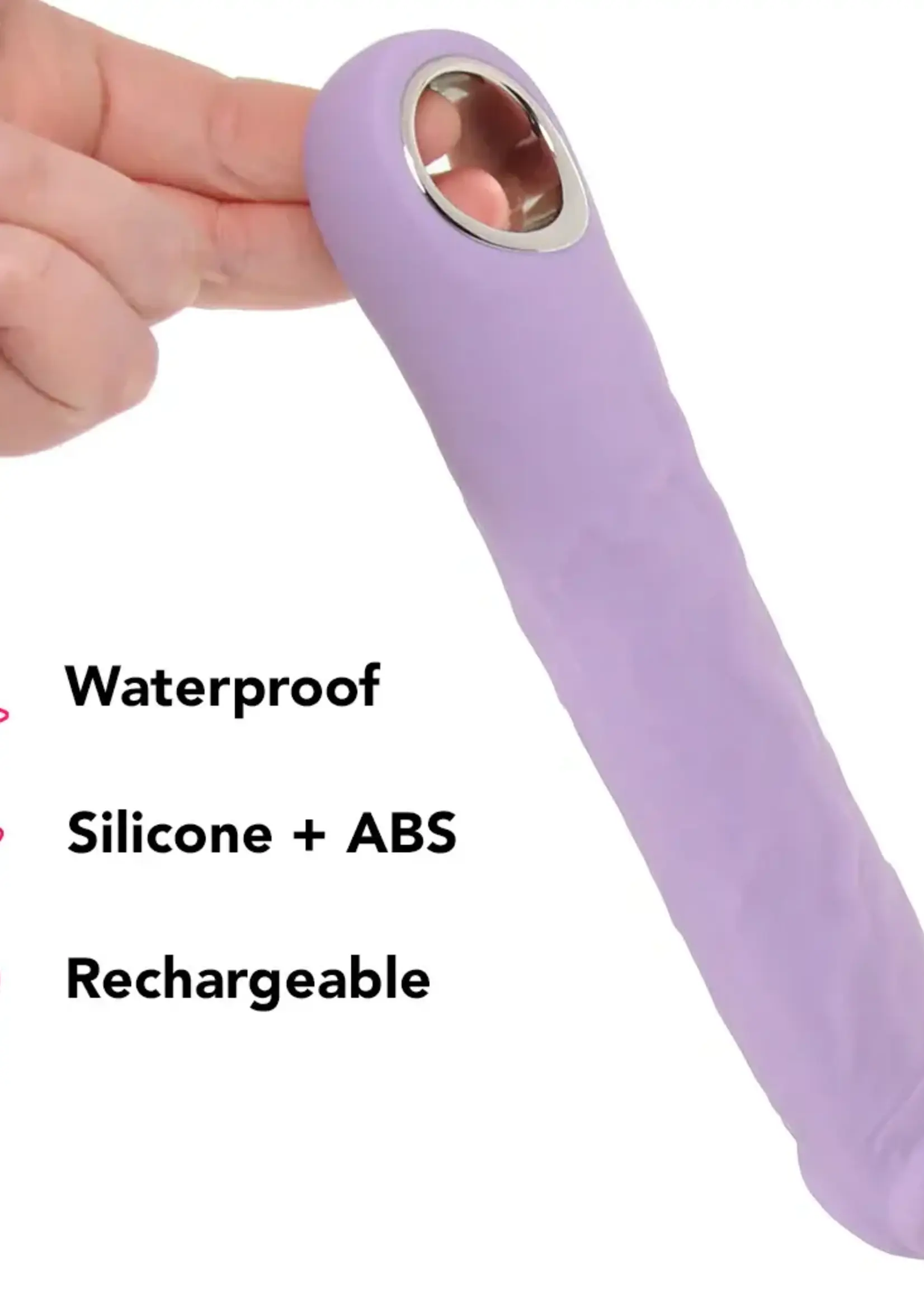 Evolved Novelties Large Purple Fantasy Rechargeable Silicone Vibrator