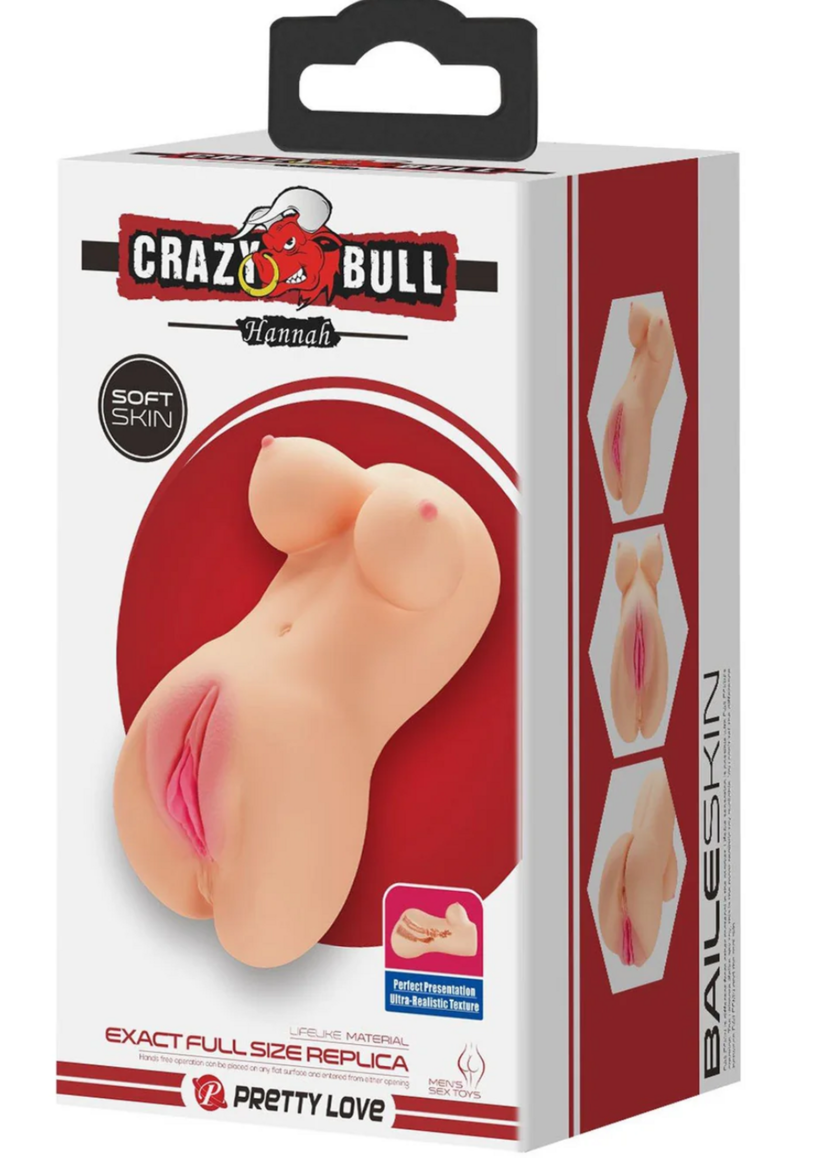 Pretty Love Hannah the Realistic Vagina Masturbator - Light