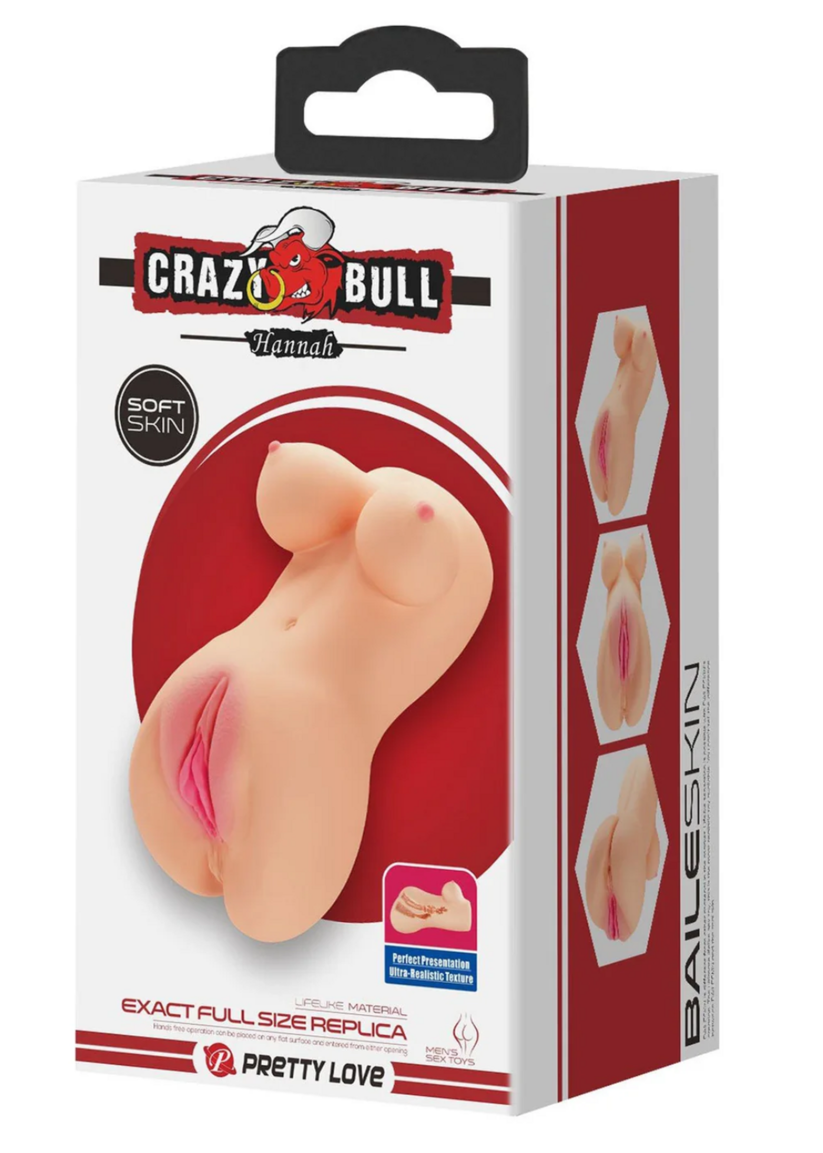 Pretty Love Hannah the Realistic Vagina Masturbator - Light