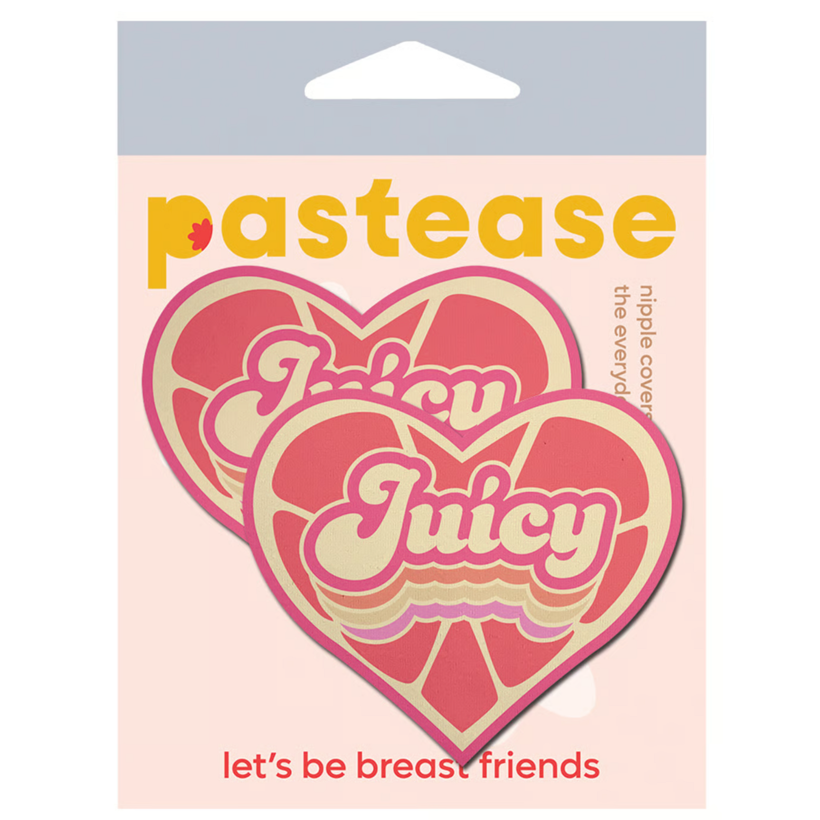 Pastease Pastease Premium Retro Heart Juicy - Pink Grapefruit O/S
