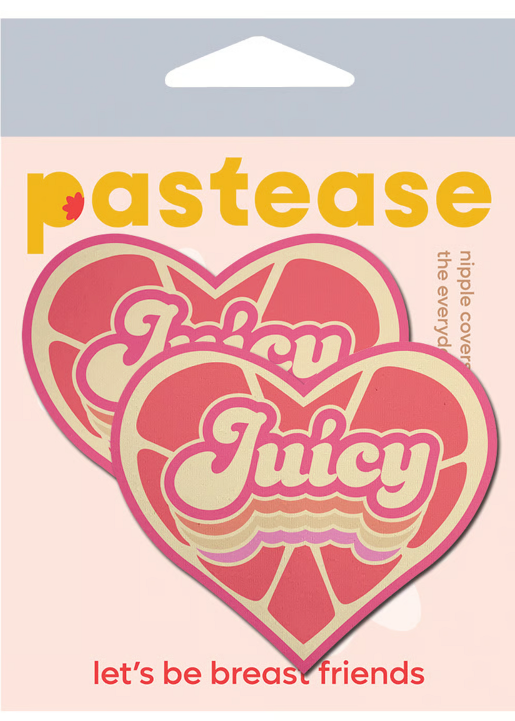 Pastease Pastease Premium Retro Heart Juicy - Pink Grapefruit O/S