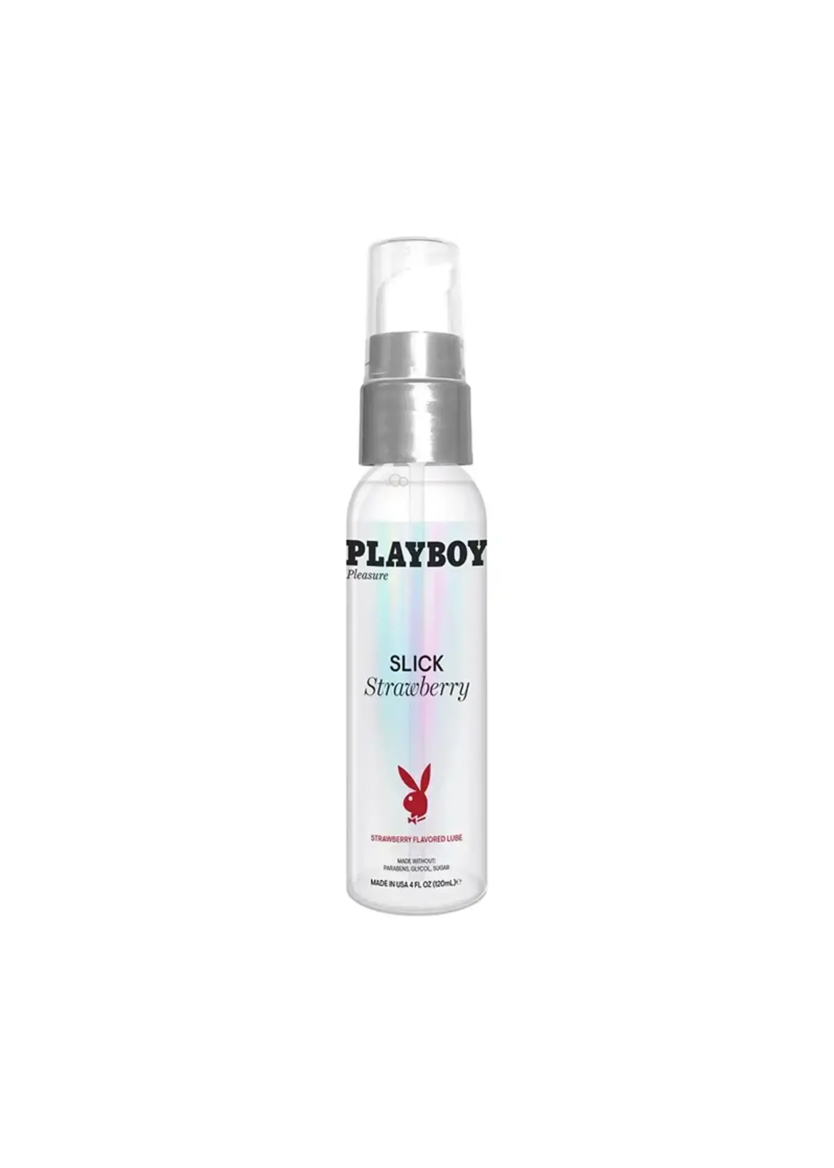 Playboy Pleasure` Playboy Pleasure Slick Strawberry Flavored Lubricant 4 Oz
