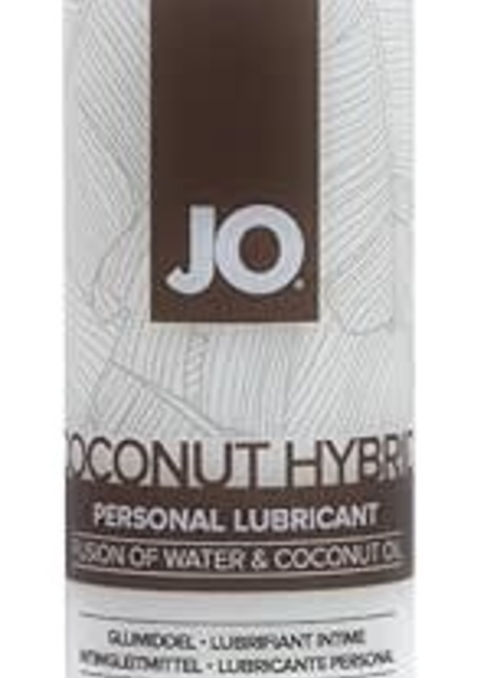 System Jo Jo Silicone Free Hybrid Lubricant With Coconut Original 4 oz.