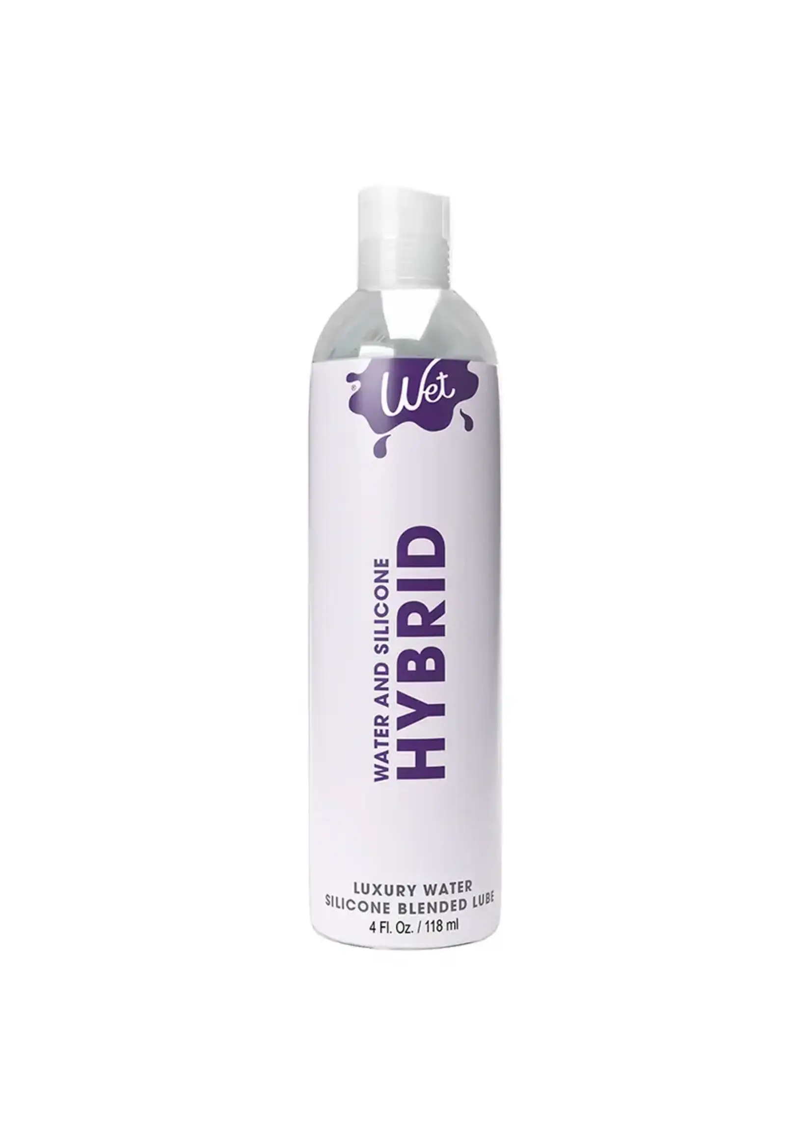Wet Lubricants Wet Hybrid Luxury Water/silicone Blend Based Lubricant 4 Oz