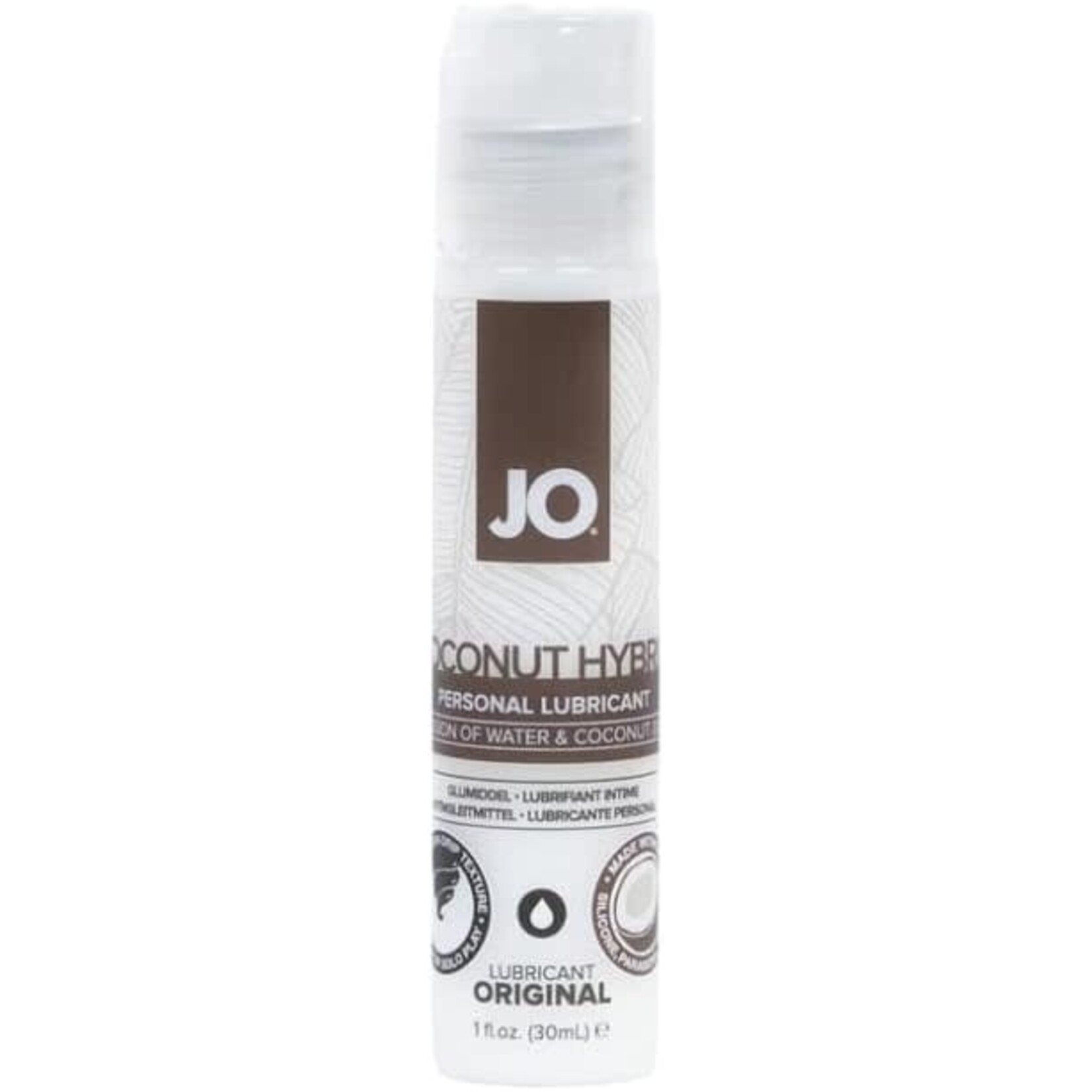 System Jo Jo Silicone Free Hybrid Lubricant With Coconut Original 1 oz.