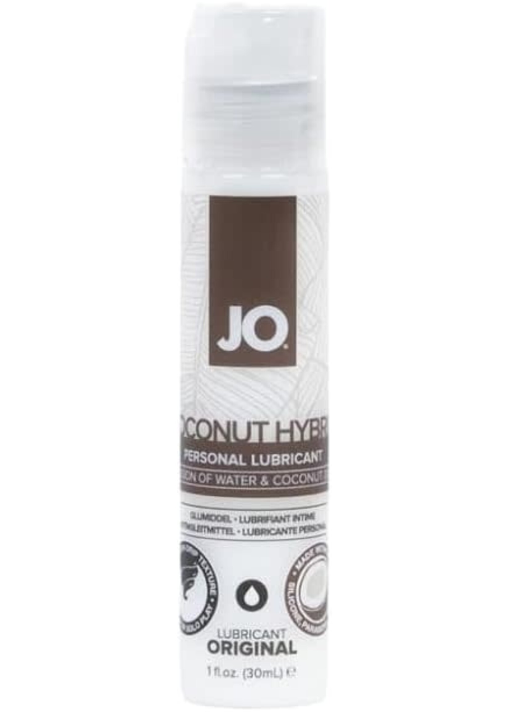 System Jo Jo Silicone Free Hybrid Lubricant With Coconut Original 1 oz.