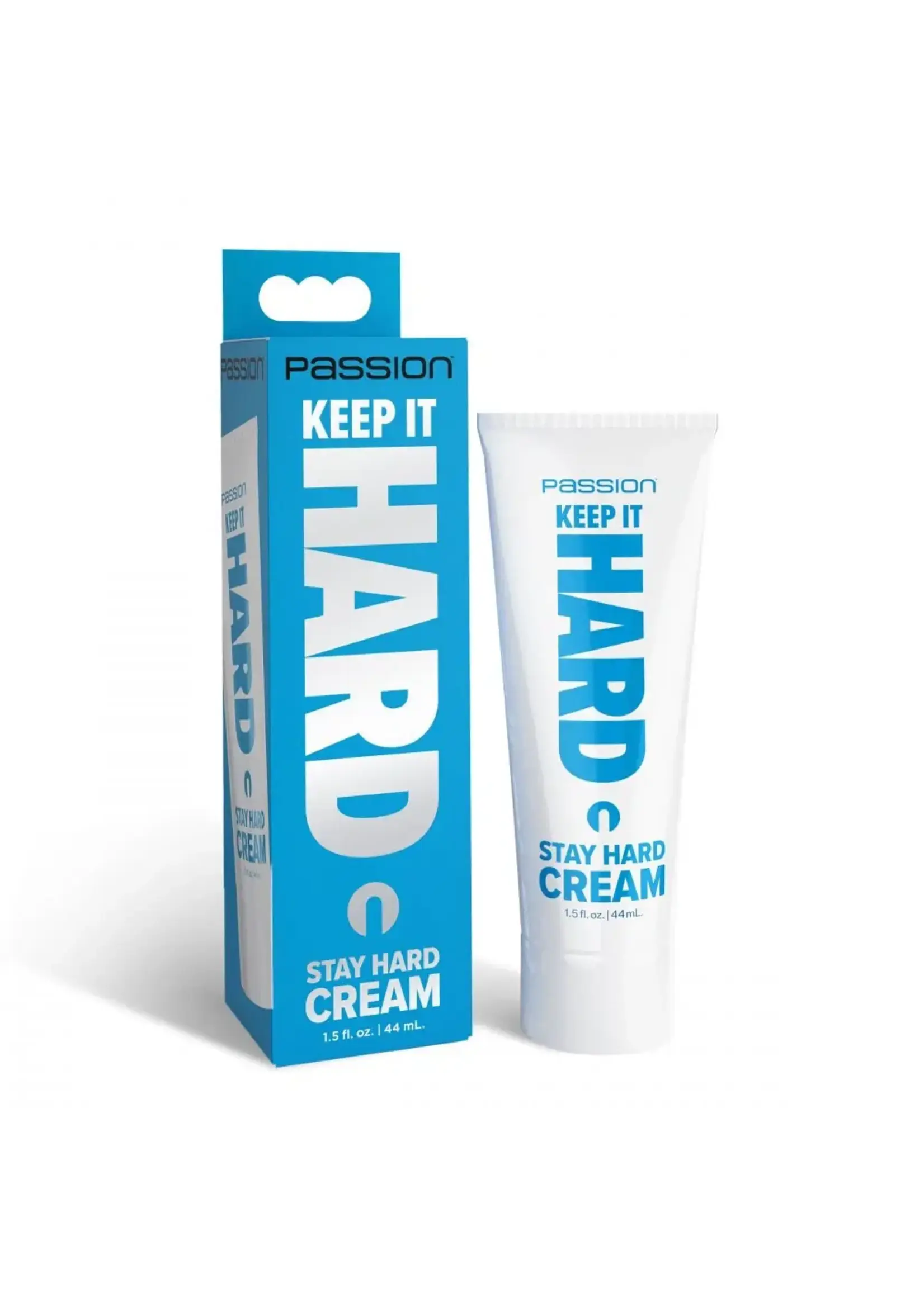 XR Brands Passion Lubricant Keep It Hard Stay Hard Cream 1.5oz