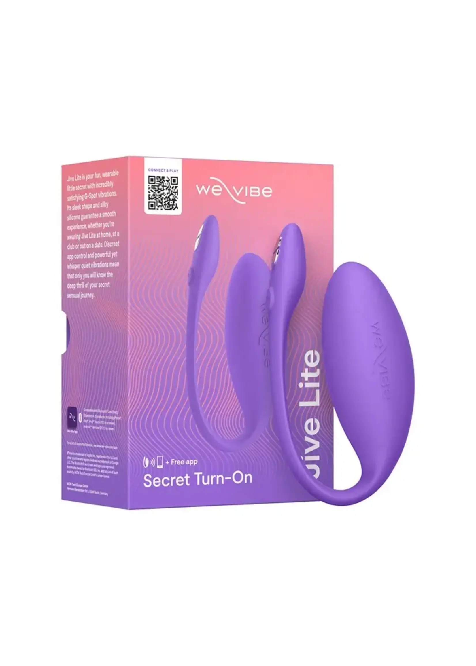 We-Vibe Jive Lite G-Spot Rechargeable Silicone Egg - Purple