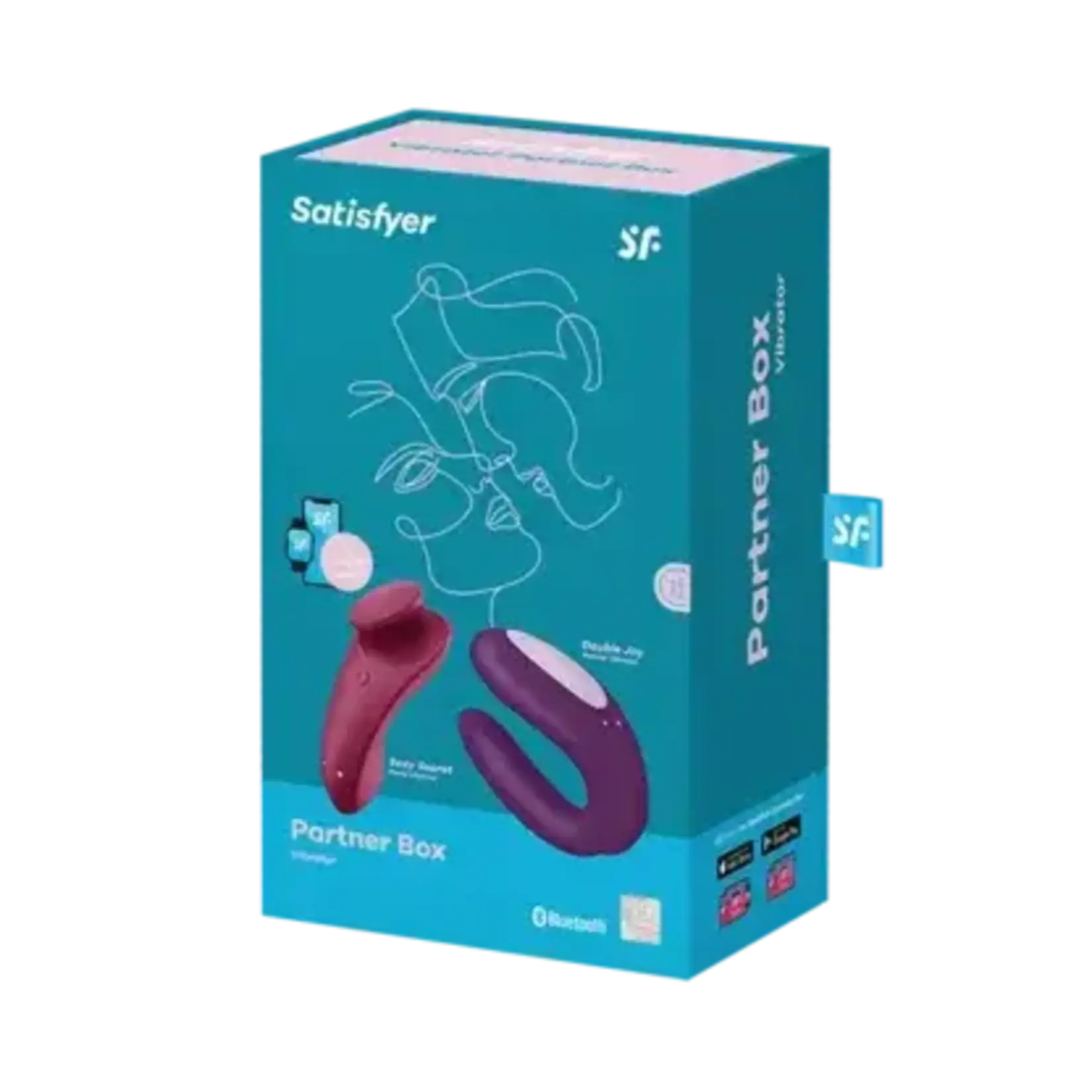 Satisfyer Partner Box 1 - Sexy Secret Plus Double Joy - Violet