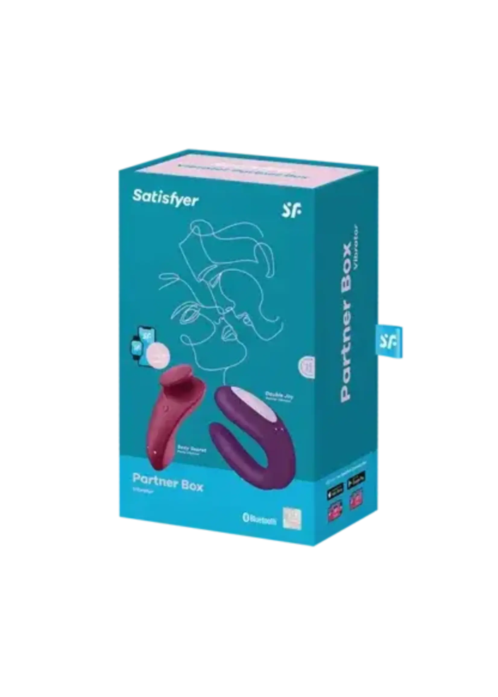 Satisfyer Partner Box 1 - Sexy Secret Plus Double Joy - Violet