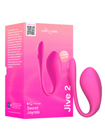We-Vibe We-Vibe Jive 2 Silicone Rechargeable Remote Control Wearable G-Spot Vibrator - Electric Pink