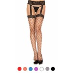 Music Legs Garterbelt Stockings - O/S- Black