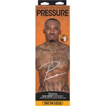 Doc Johnson Signature Cocks Ultraskyn Pressure Dildo with Removable Suction Cup 10in - Chocolate