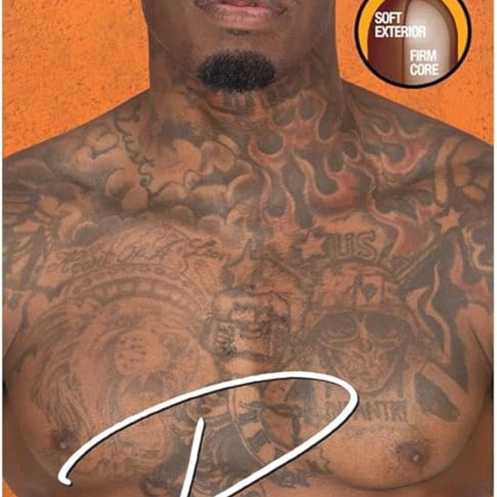 Doc Johnson Signature Cocks Ultraskyn Pressure Dildo with Removable Suction Cup 10in - Chocolate