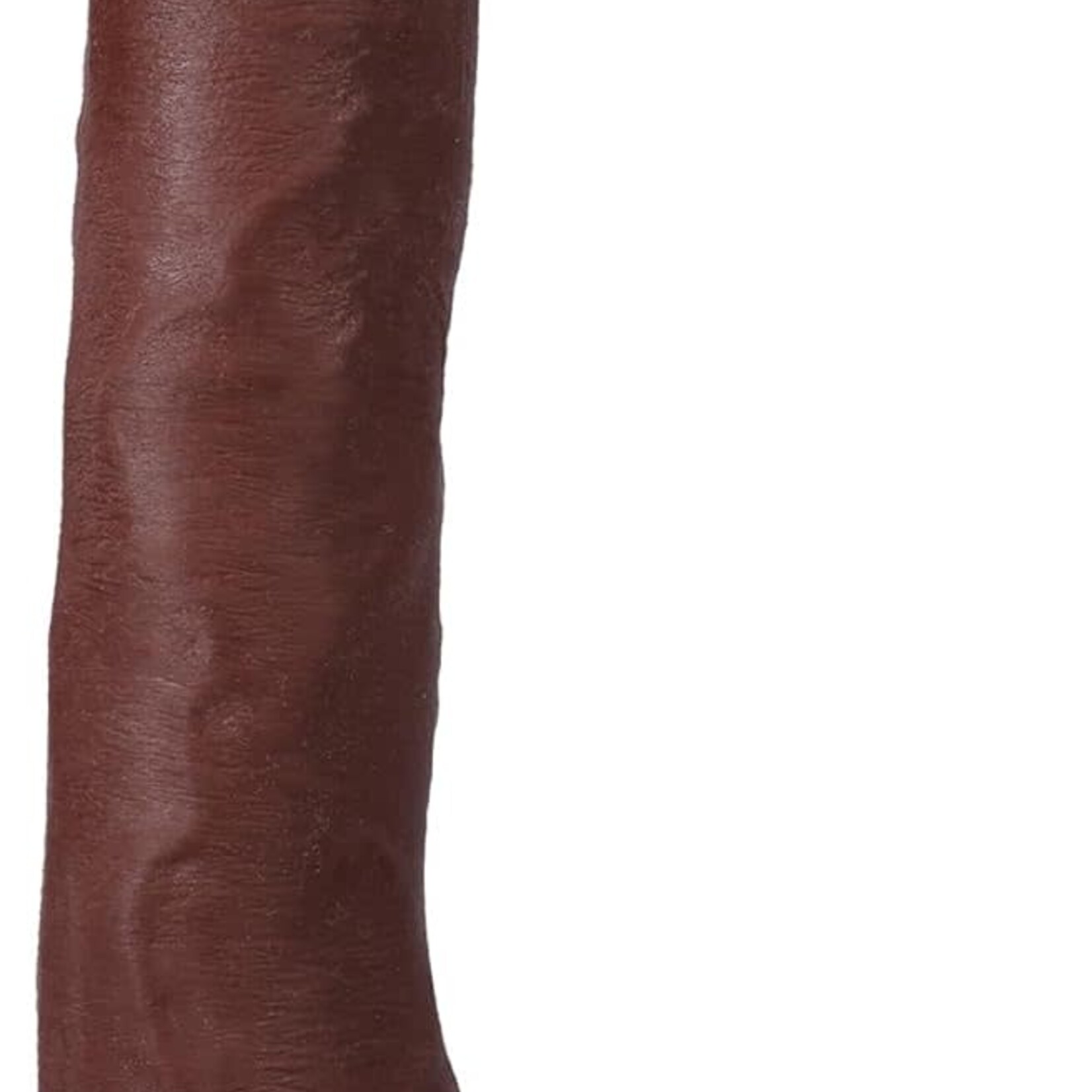 Doc Johnson Signature Cocks Ultraskyn Pressure Dildo with Removable Suction Cup 10in - Chocolate